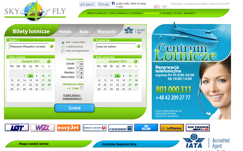 Sky4Fly - strona główna