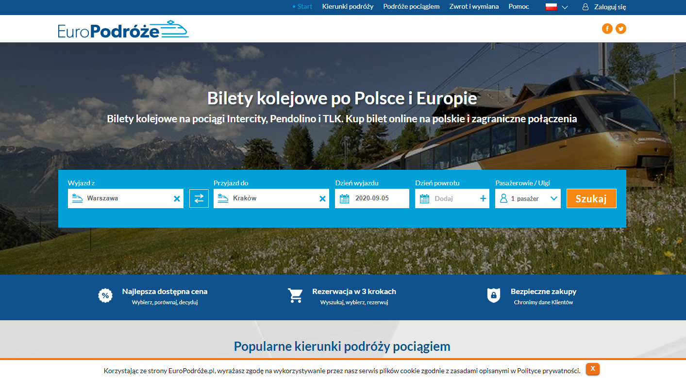 Europodróże.pl - strona główna