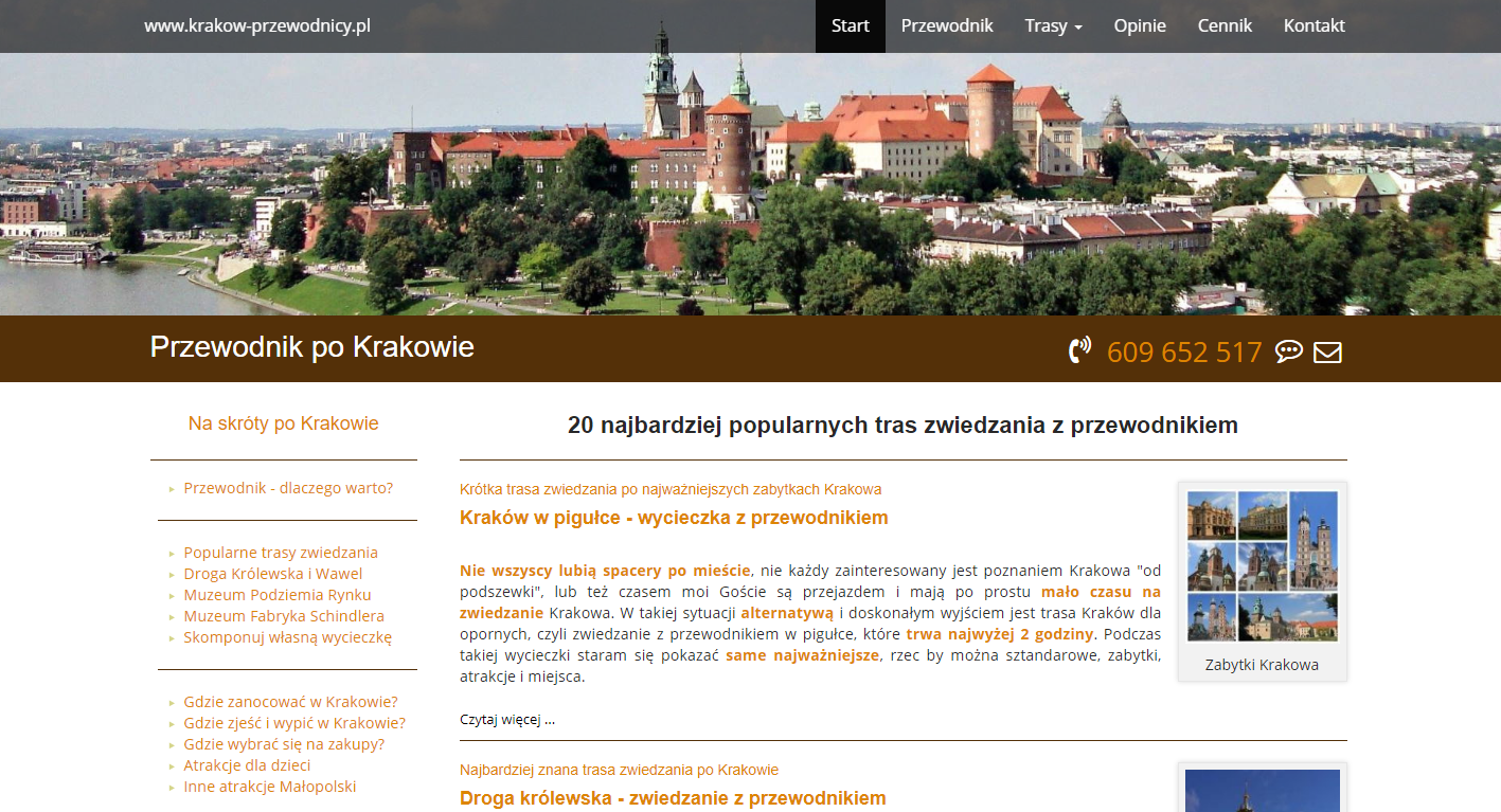 Krakow-przewodnicy.pl - strona główna